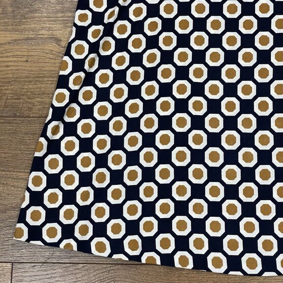 Theory Top Womens‎ Small Silk Geometric Sleeveless Blouse Stretch Scoop Neck - Picture 3 of 12